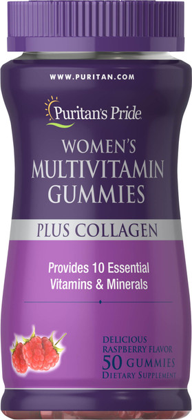 Puritan's Pride Women's Multivitamin Gummies Plus Collagen