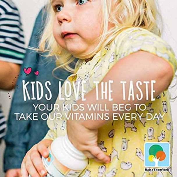 Great Tasting Chewable Kids Vitamins - Multivitamin for Kids with All- Colors, Flavors, and Sweeteners Includes Free Kids Vitamin PDF