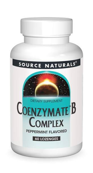 Source s Coenzymate B Complex - mint Flavor That Melts in Mouth - B Vitamins - 60 Lozenges