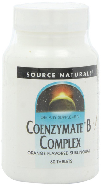 Source s Coenzymate B Complex Fast Acting, Quick Dissolve Orange - 60 Lozenges