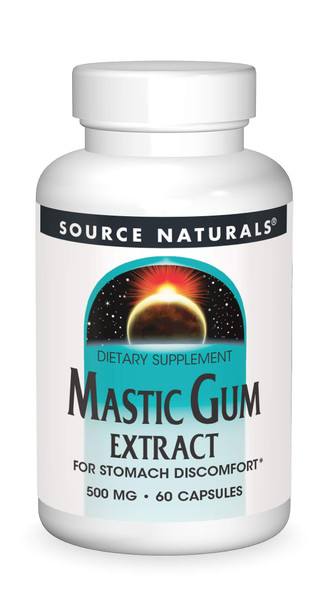 SOURCE S Mastic Gum Extract 500 Mg Capsule, 60 Count
