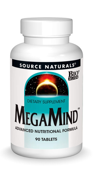 Source s MegaMind Advanced Nutritional Formula & Dietary Supplement - 90 Tablets