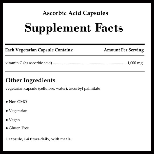 Pure Encapsulations Ascorbic Acid Capsules