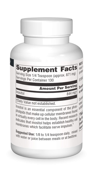 Source s Pure Inositol, Dietary Supplement - 4 oz POWDER