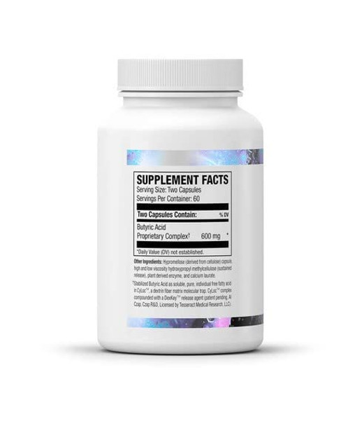 Tesseract Medical Research ProButyrate Butyric  Complex Gastrointestinal and QuerciSorb Immuphore SR„¢ Ionophoric-Quercetin Complex Immune Health Supplement