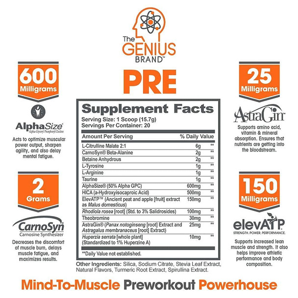 The Smart Muscle Building Bundle with Genius Pre, BCAA, & Muscle Builder