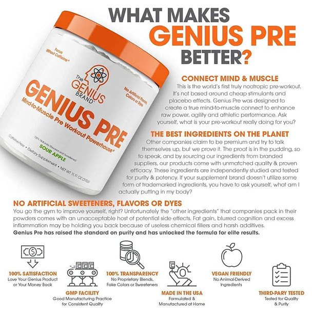 The Smart Muscle Building Bundle with Genius Pre, BCAA, & Muscle Builder