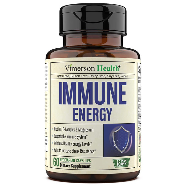 Immune Support Supplement Vitamin B Complex, Biotin, Magnesium & Rhodiola - Immune Booster for  with Biotin, Niacin, Astragalus, Riboflavin, Thiamin, Vitamins B6 & B12. Energy &  Relief