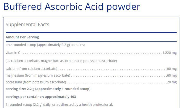 Pure Encapsulations Buffered Ascorbic Acid