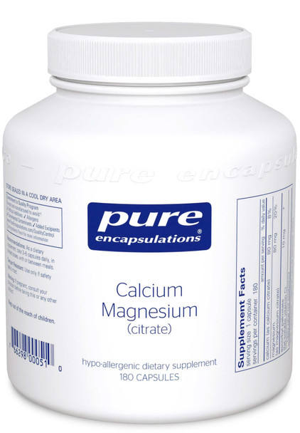 Pure Encapsulations Calcium Magnesium (Citrate)