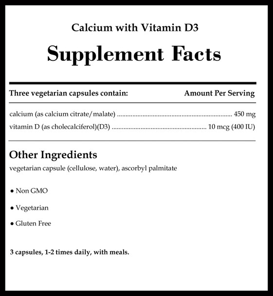 Pure Encapsulations Calcium with Vitamin D3