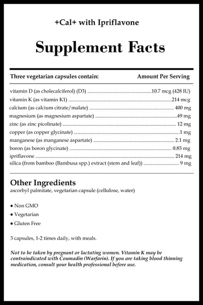 Pure Encapsulations +Cal+ with Ipriflavone