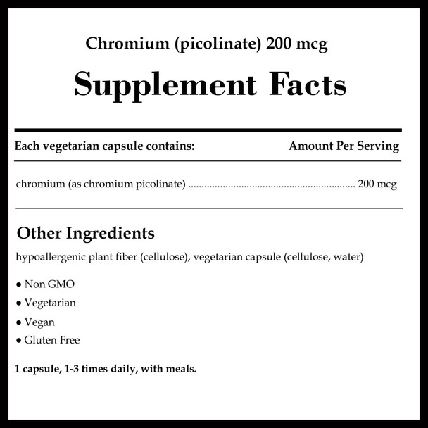 Pure Encapsulations Chromium picolinate 200 mcg