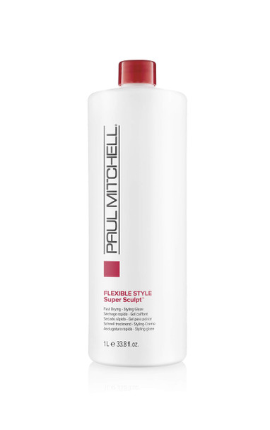 Paul Mitchell Super Sculpt - Hairdressing Quality Styling Gel for Flexible Hold, Modelling Fluid Gives Fullness and Shine, Paraben 1000 ml