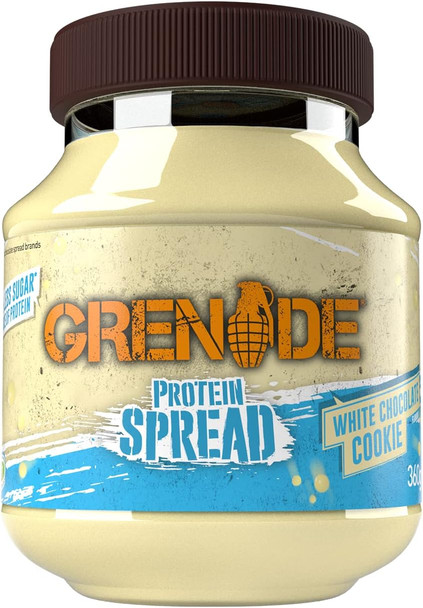 Grenade White Chocolate Cookie Protein Spread, 1 x 360 g Jar