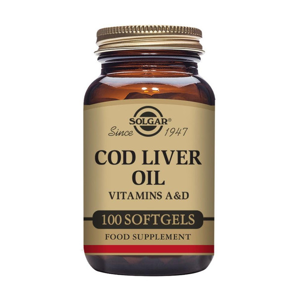 Solgar Cod Liver Oil 100 Softgels