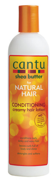 Cantu Shea Butter For Natural Hair Conditioning Creamy Hair Lotion, 12 oz. Twin Pack - Pack of 2