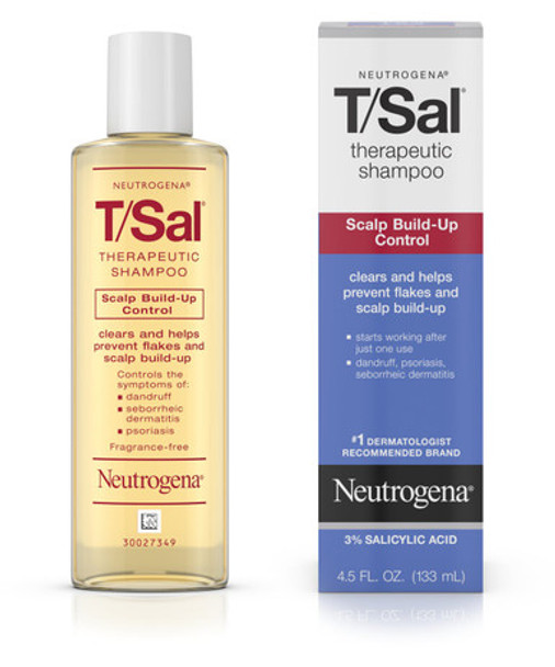 Neutrogena T/Sal Shampoo Scalp Build Up Control, 133ml Twin Pack - Pack of 2