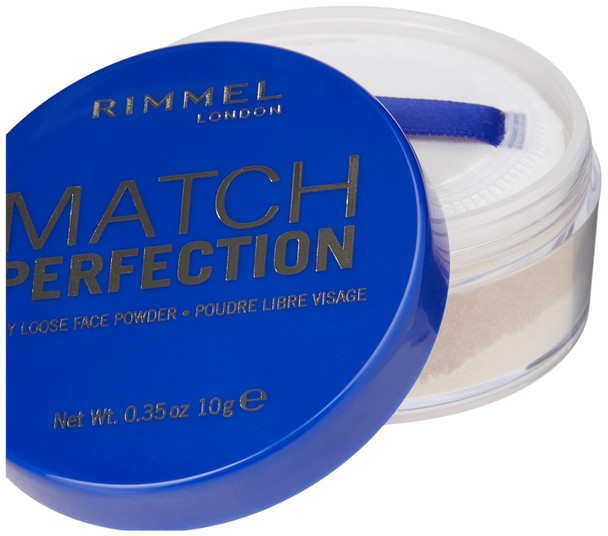 Rimmel London, Match Perfection Silky Loose Face Powder, Shade 001, Transparent