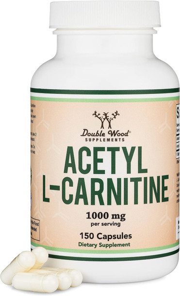 Acetyl L-Carnitine 1,000mg Per Serving, 150 Capsules