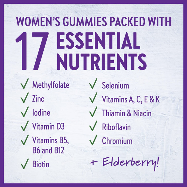 New Chapter Women’s Multivitamin Gummies - 66% Less Sugar, Women’s Gummy Vitamins with Vitamin C, D3 & Zinc, Non-GMO, Gluten Free, Berry-Citrus, 75ct