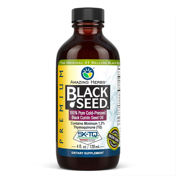 Amazing Herbs Black Seed Oil - 4 Fl Oz