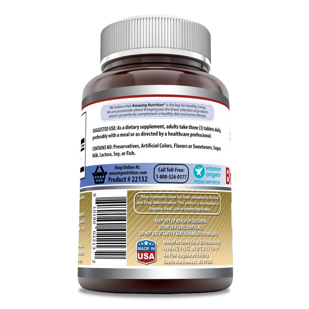 Amazing Formulas Brewers Yeast 1500Mg Per Serving 240 Tablets Supplement | Non-Gmo | Gluten Free | Made In Usa