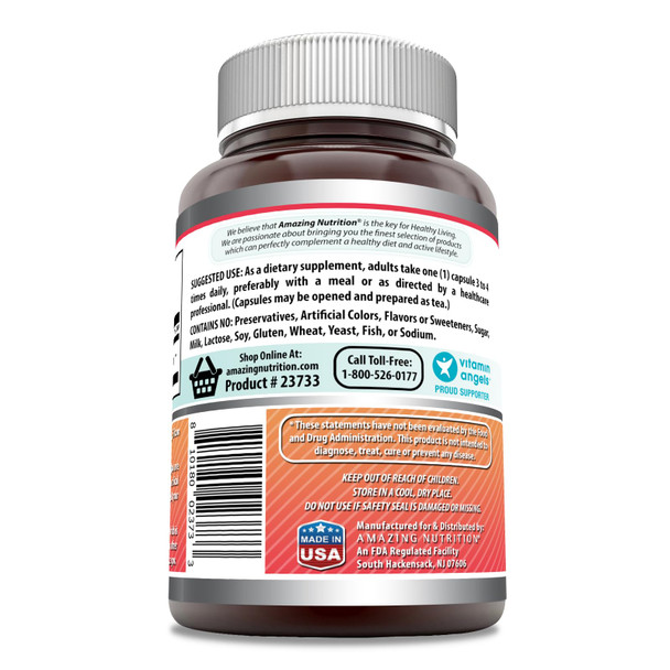 Amazing Formulas Hawthorn Berries Supplement | 565 Mg | 180 Capsules | Non-Gmo | Gluten-Free | Made In Usa