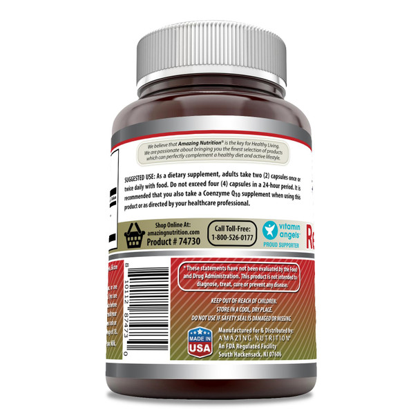 Amazing Formulas Red Yeast Rice 1200Mg Per Serving Capsules Supplement | Non-Gmo | Gluten Free | Made In Usa (180 Count)