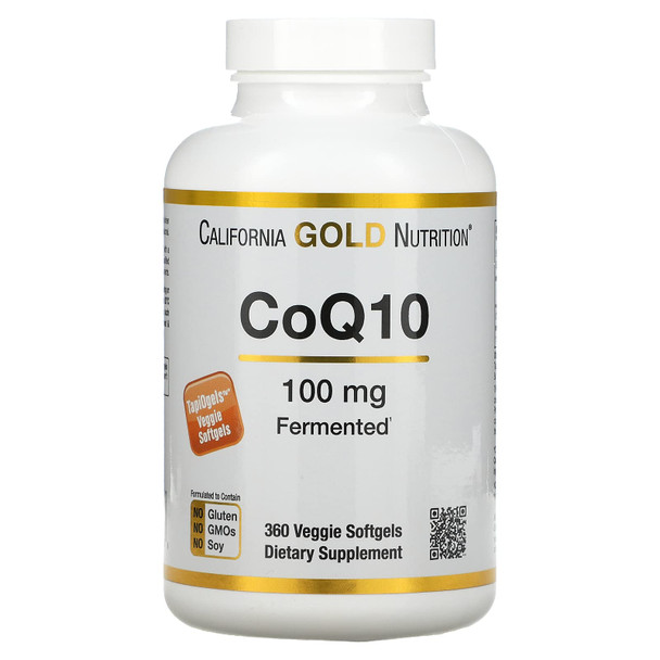 Coq10 100 Mg, Coenzyme Q10 Ubiquinone Usp, Supports Mitochondrial Function*, 360 Veggie Softgels