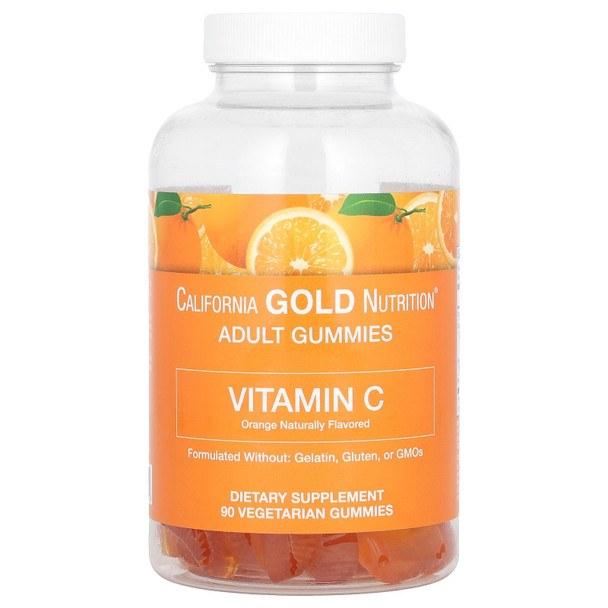 California Gold Nutrition Vitamin C Gummies, 90 Gummies