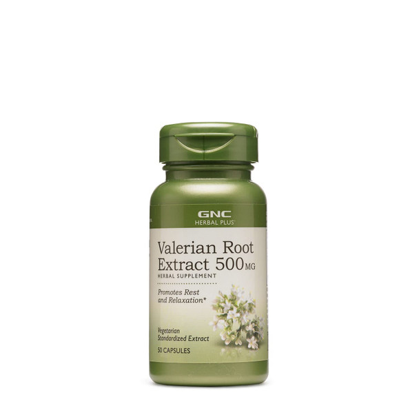 Gnc Herbal Plus Valerian Root Extract 500 Mg,50 Servings