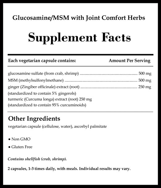 Pure Encapsulations Glucosamine MSM
