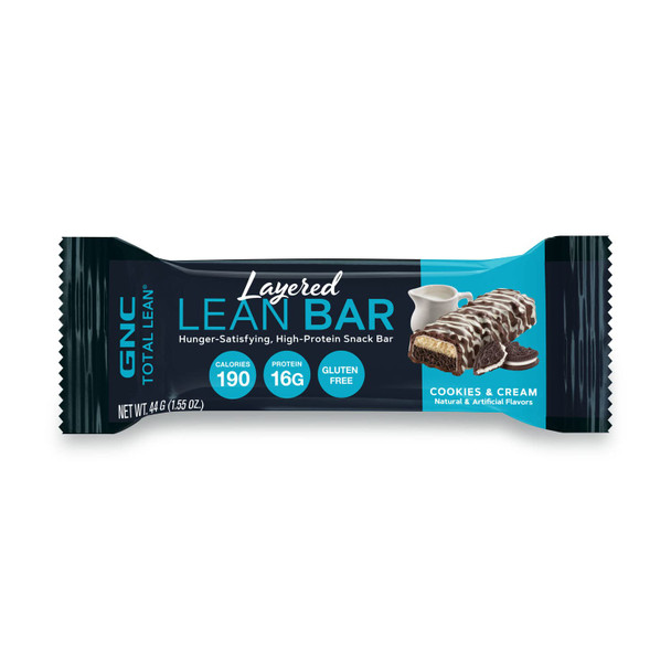 Gnc Total Lean Layered Lean Bar -  & Cream - 9 Bars