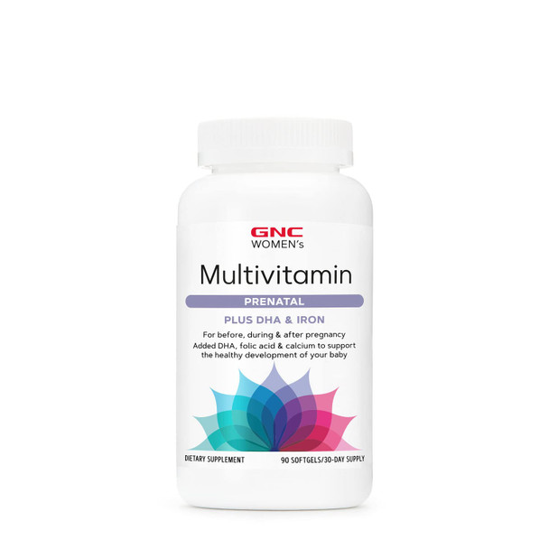 Gnc Women'S Multivitamin Prenatal Formula With Dha & Iron