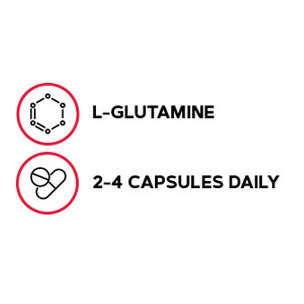 Gnc Pro Performance L-Glutamine, 90 Capsules, Supports Muscle Recovery