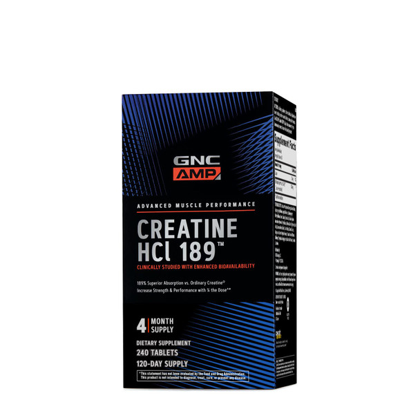 Gnc Amp Hcl 189, 240 Tablets