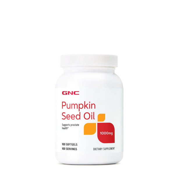 Gnc Pumpkin Seed Oil 1000 Mg - 100 Softgels