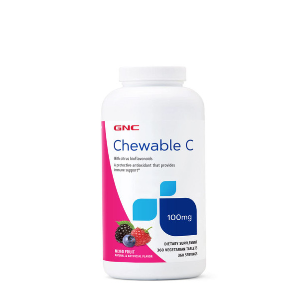 Gnc Chewable C 100 Mg - Chewable Mixed Fruit