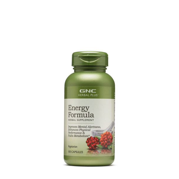 Gnc Herbal Plus Energy Formula (100 Capsules)