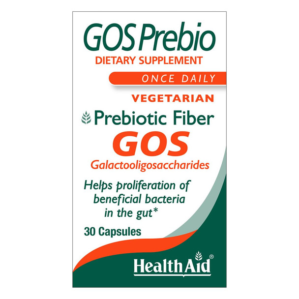 Gosprebio, Prebiotic Fiber, Once Daily, 30Ct, Helps Proliferation Of Beneficial Bacteria In The Gut, Galactooligosaccharides, Vegan