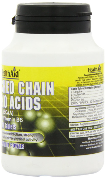 Health Aid Branch Chain Amino Acids 60 Tablets