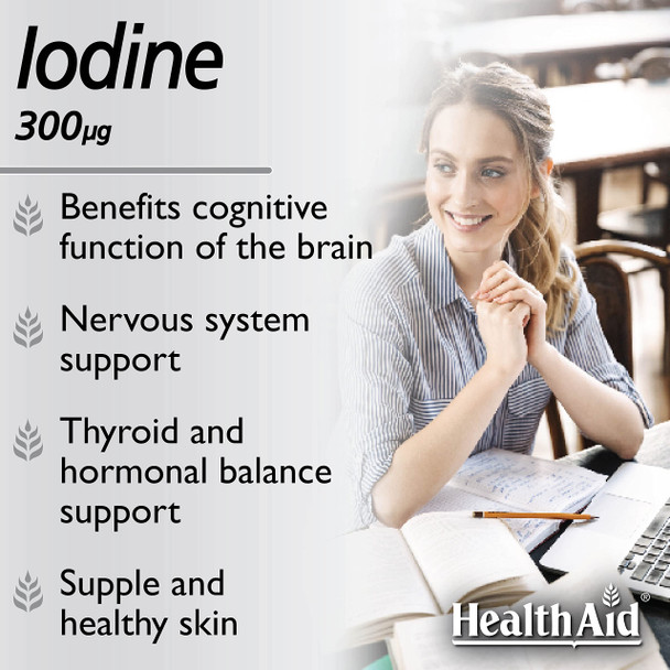 Health Aid 300Mcg Idiodine Tablets - Pack Of 60 Tablets