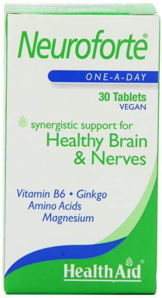 Health Aid Neuroforte (Amino Acid, B Vitamin Complex) 30 Tablets