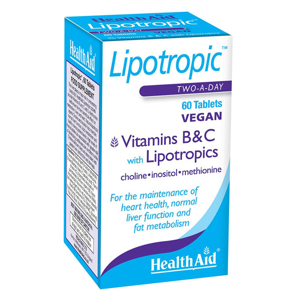 Health Aid Trio Lipotropics With B & C 60 Tablets