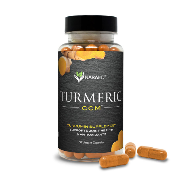 Karamd Turmeric Ccm | Natural Joint Support Supplement | Boswellia & 95% Pure Turmeric Curcuminoids | Help With Joint & Muscle Soreness | Non-Gmo, Gluten Free & Vegan Friendly (30 Servings)