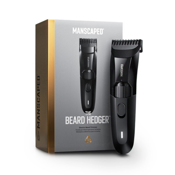 Manscaped Face Grooming Trio - The Beard Hedger Premium Beard Trimmer, The Handyman Compact Face Shaver, Weed Whacker 2.0 Nose & Ear Hair Razor, The Shed Toiletry Bag