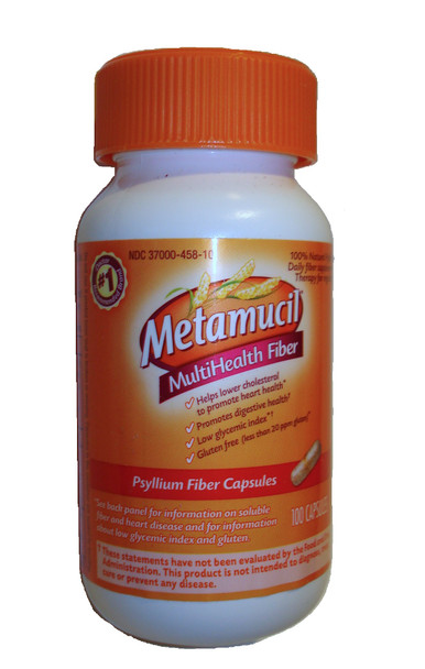 Metamucil Digestive & Heart Health Fiber Caps, 100 Ct