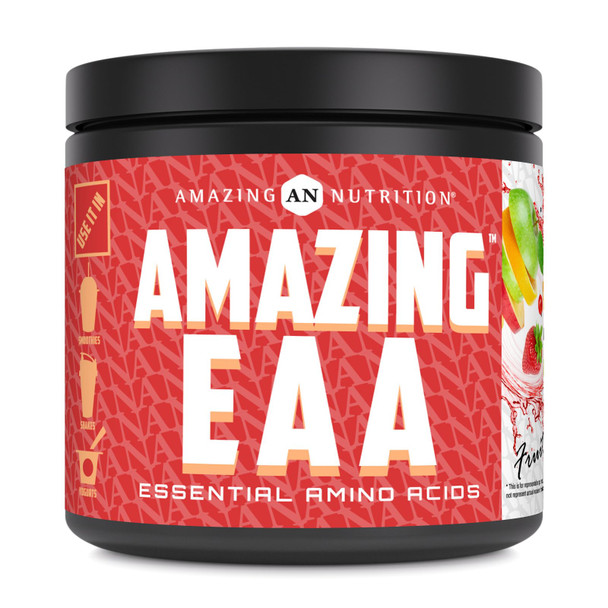 Amazing Essential Amino Acids | 8 Grams Eaa'S Per Serving | Fruit Punch Flavor | 30 Servings | 330 Grams Powder Supplement | Made In Usa