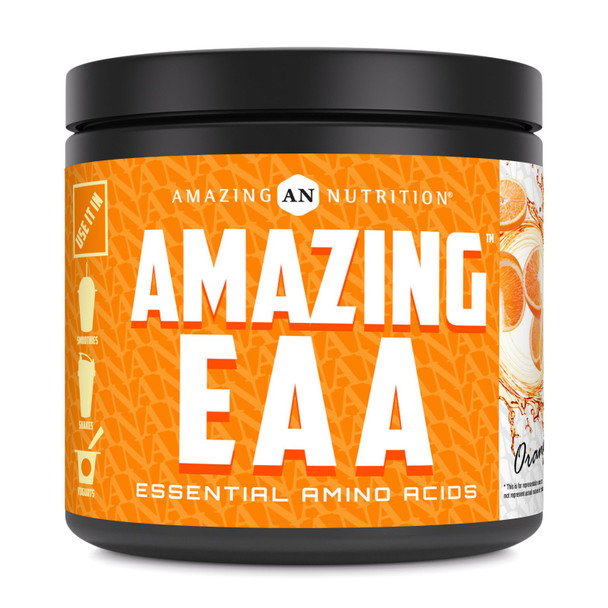 Amazing Essential Amino Acids | 8 Grams Eaa'S Per Serving | Orange Flavor | 30 Servings | 330 Grams Powder Supplement | Made In Usa